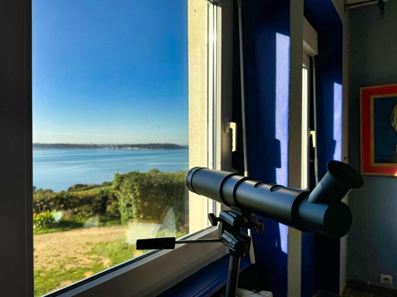 Kermartin - Maison De Famille Avec Vue Sur La Baie De Morlaix Plouézocʼh 외부 사진
